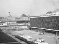 Zgrada Zagrebačke banke u Paromlinskoj i Glavni kolodvor u pozadini 1973. godine